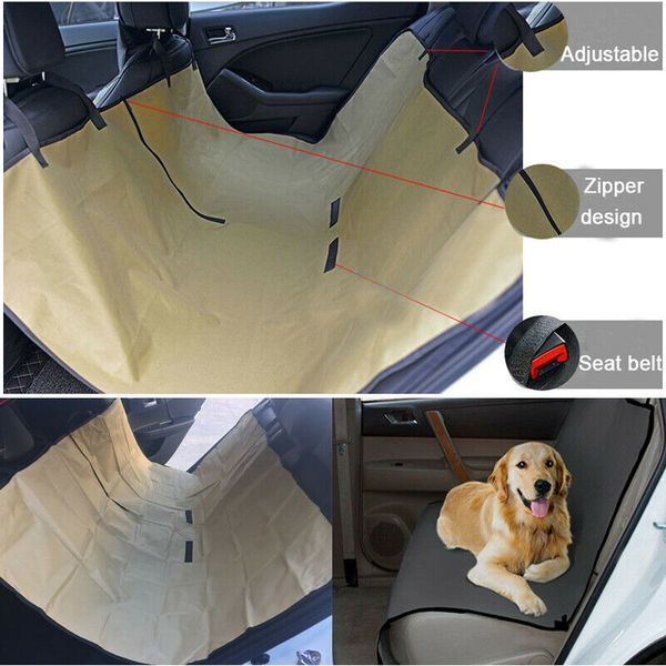 

new waterproof pet dog seat hammock cover car suv back rear protector mat travel car dog carriers accessories dropshipping