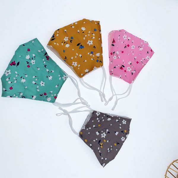 

2020 new designer cloth face mask factory direct spot processing custom cotton fashion mask washable adjustable mask reusable face masks