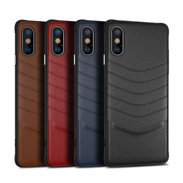 

cgjxsfor iphone xr x xs max 7 8 6s plus case anti -knock pu leather phone cases full protection back cover