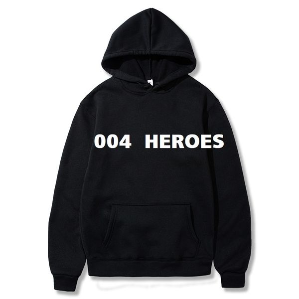 

004 hoodies custom streetwear diy text hop pullover moletom hip pocket p harajuku with heroes sweatshirt exdtq, Black