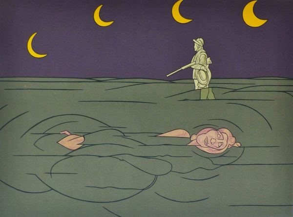 

valerio adami petit clair ле луночка 1981 home decor картина маслом на холсте wall art canvas картинки 200903