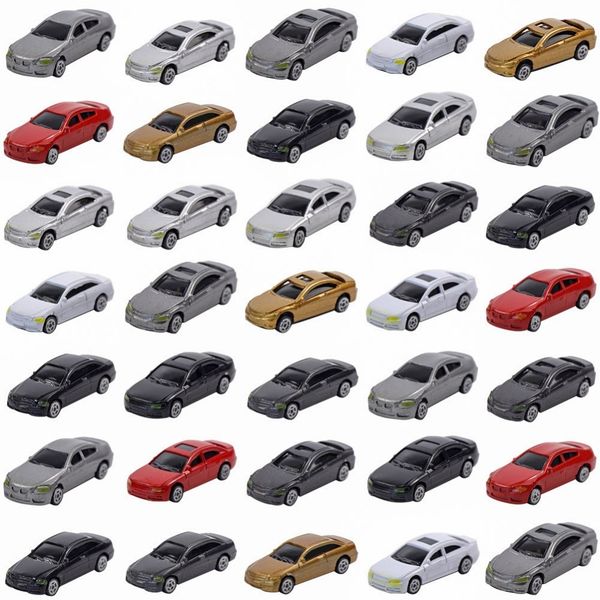 

50pcs model car 1:87 ho scale building train scenery c100 y200317
