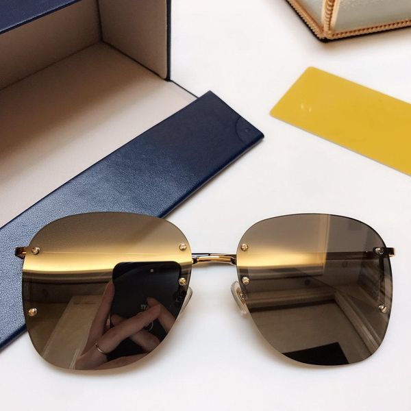 

new luxury attitude sunglasses z3088 for men fashion design uv protection lens square full frame gold color plated frame come with package