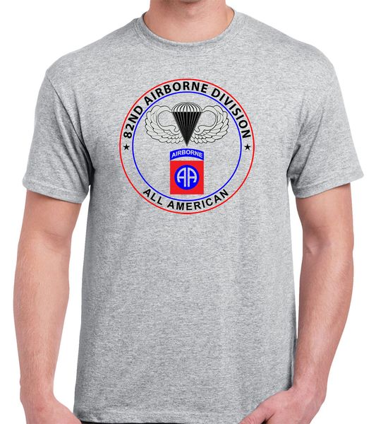 

2019 summer cotton tee shirt airborne t-shirt - 82nd airborne - fashion t-shirt