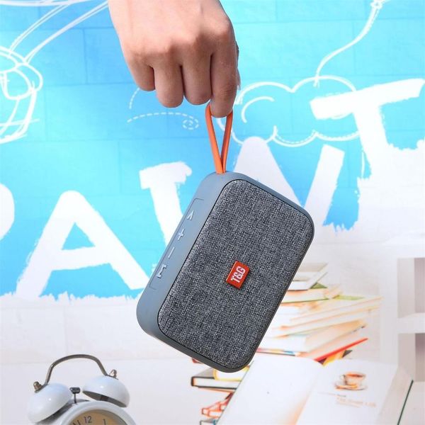 

new tg 506 speakers portable bluetooth wireless outdoor column support tf card 3w 3d surround t&g mini cube sugar