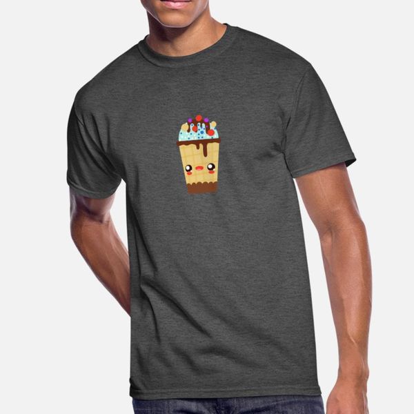 

frappe kawaii t shirt men character 100% cotton crew neck novelty fitness humor spring vintage shirt