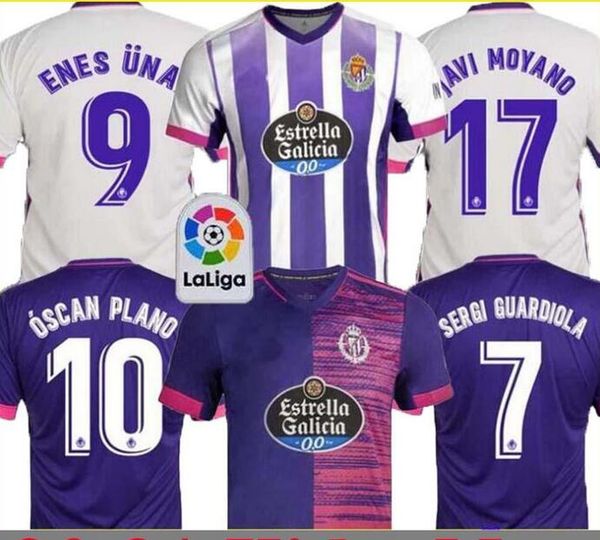 

men 20 21 real valladolid soccer jerseys fede s. sergi guardiola óscar plano camisetas de fútbol 2020 2021 kids kit football shirts, Black;yellow