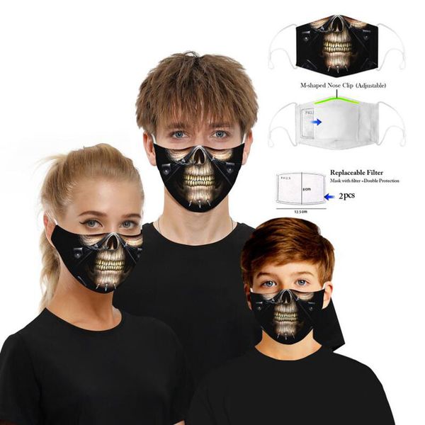 

breather valve washable mask filter face with 2 outdoor protective pm2.5 mouth cover masks fashion cotton face masks1