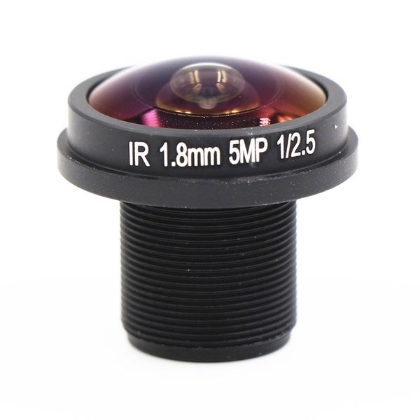 

1.8mm lens 5.0 megapixel wide-angle 180 degree mtv m12 x 0.5 mount infrared night vision fisheye lens for cctv security camera