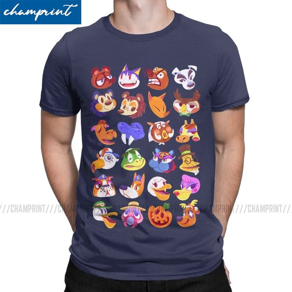 

amazing meet the neighbors t-shirt for men crew t shirt animal crossing new leaf game short sleeve tee shirt plus size