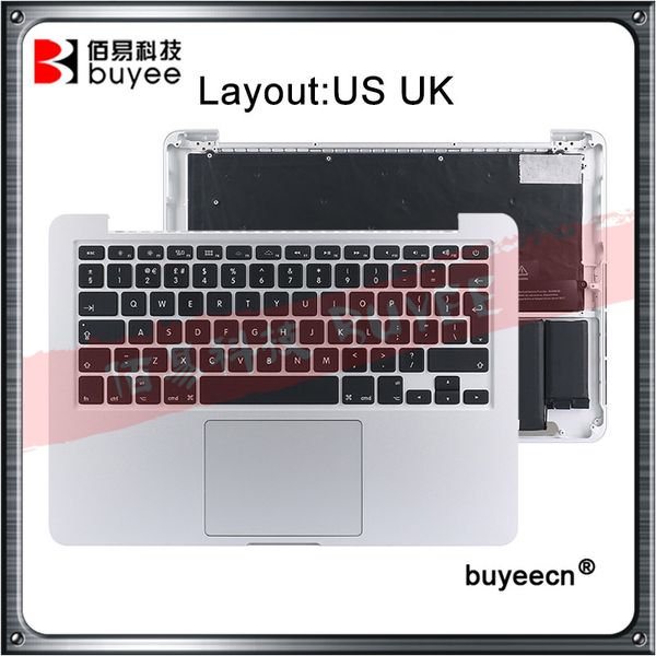 

lapreplacement keyboards original a1502 ase us uk keyboard backlight trackpad battery for retina pro 13.3" 2021 case