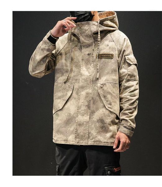 

jacket designer hommes loose jacket camouflage mens designer coat casual zipper fly spring and autumn plus, Black;brown
