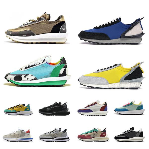 

wholesale ld waffle ldv men women running shoes lucky green red hyper grape black white blue jay college orange pink outdoor sneaker