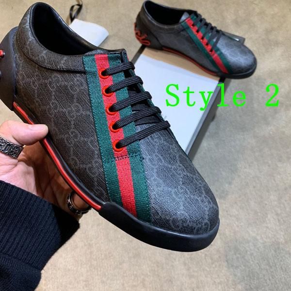 

the fashion speed runner low-casual tennis shoes printed leather cycling running shoes fashion luxury youth boys shoes size 38-45, Black