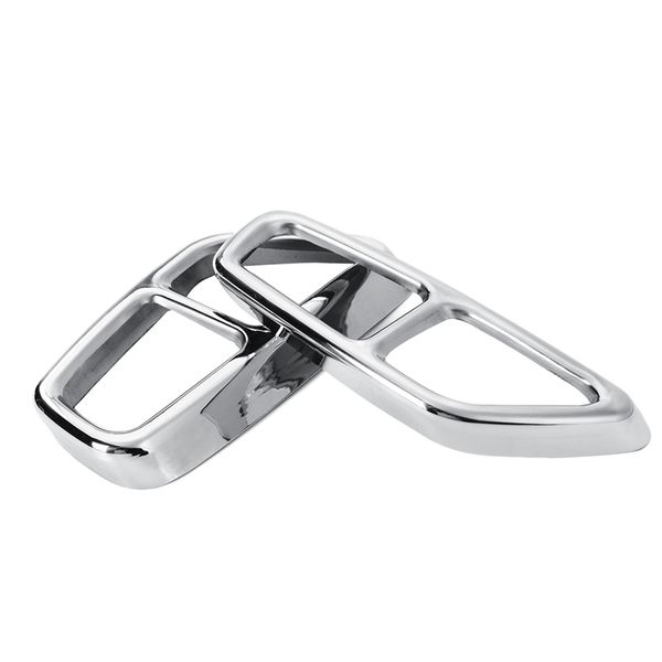 

1 pair car rear exhaust muffler pipe tip end cover sticker trim stainless steel decoration for 5 6 series g30 g32 gt 2020 20