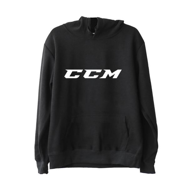

new ccm sweatshirt fleece autumn spring men ccm hoodies sweatshirts mans pullover, Black