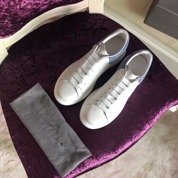 

2020 new casual shoes men's women's sneakers leather platform flat shoes high-quality suede sneakers glowing casual shoes, Black