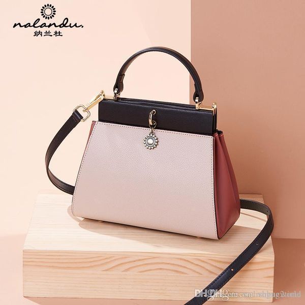 

women leather small bag 2020 ladies diagonal shoulder bags british fashion wild large capacity chain handbag bag gift 592