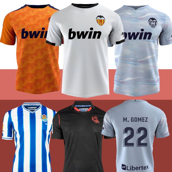 

2021 real sociedad willian j. valencia camiseta de fÃºtbol gameiro m. gomez ferran oyarzabal isak men home away soccer jersey, Black;yellow