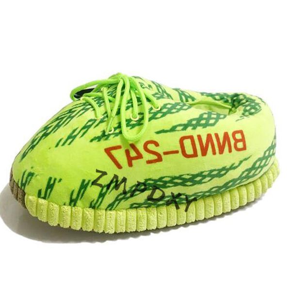 

winter ladies/man cotton slides one sizeeu35-42 indoor warm home slippers women/men couple sneakers cartoon plush shoes, Black