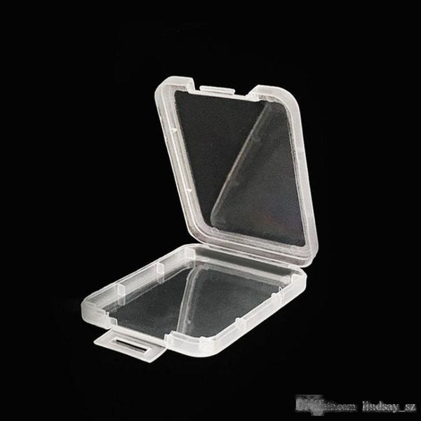 

protection box card container memory card box cf card storage box tool plastic transparent storage easy to carry