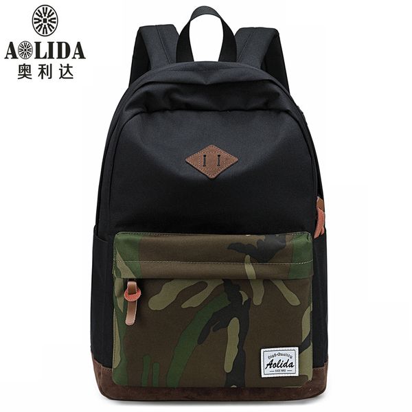 

leather luggage tag20202020 cross-border new style backpack junior and senior high school student bag outdoor casual backpack korean simple