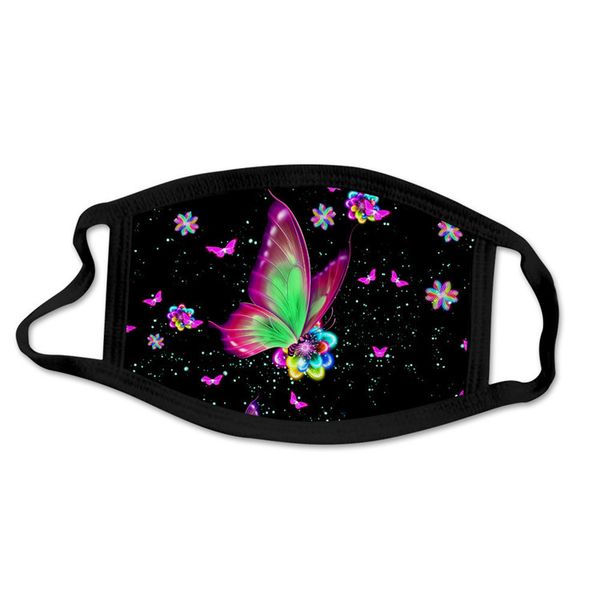 

Face Mask Fashion Butterfly Breathable Dust-proof Summer Sunscreen Masks Personality Printing Cycling Mask Designer Masks In stock! 10
