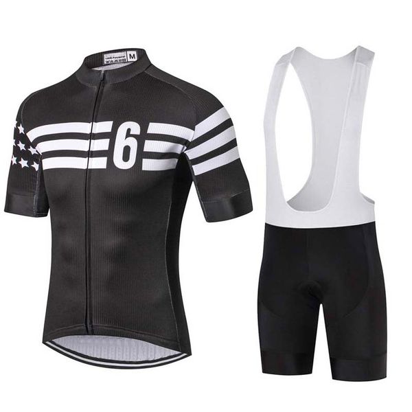 

pro cycling jersey set ropa ciclismo mountain bike clothing shirts clothing bike jersey set maillot kits sportswear for men, Black;blue