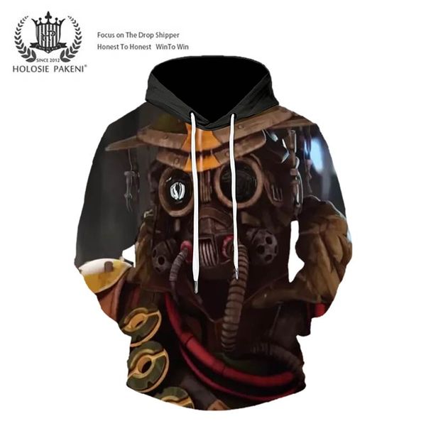 

drop shipping usa size apex 3d over print hoodies sweatshirts streetwear jacket pullover, Black