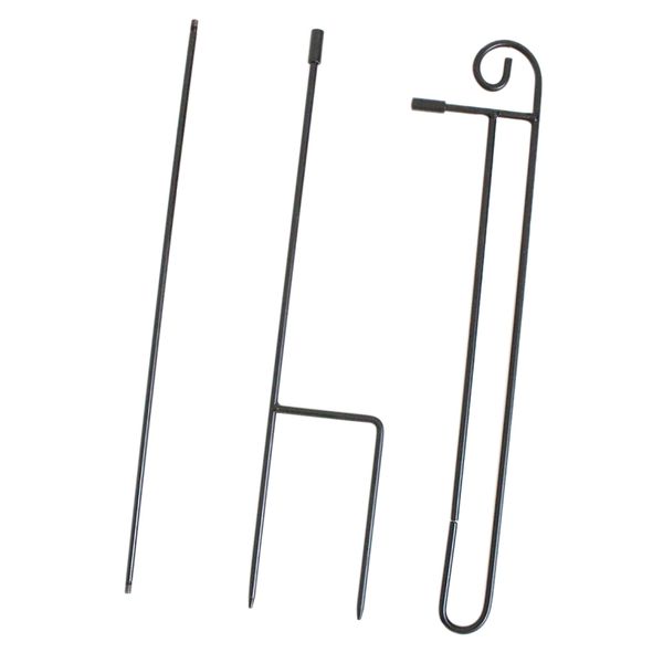 

holder flag stand flagpole accessories outdoor iron art garden holiday theme