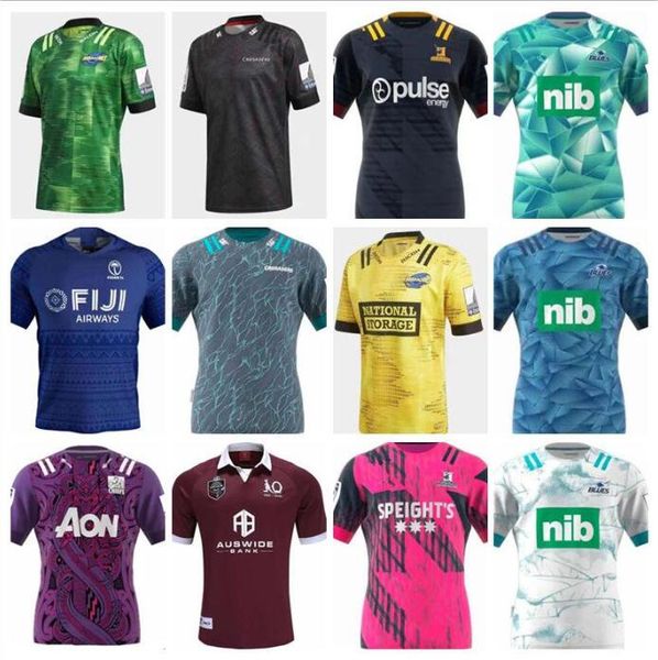 

new 2020 2021 chiefss maori blues hurricanes crusaders highlanders super rugby jersey 20 21 zealand rugby jerseys shirts quality, Black;gray