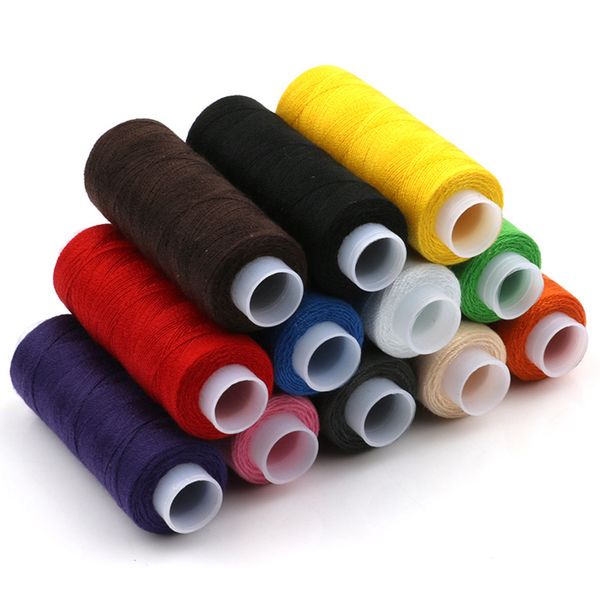 

12 colors knitting thread reel hand stitching machine sewing thread finest