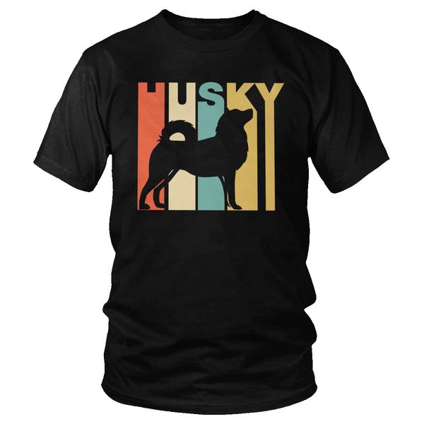 

урожай husky футболка мужская 100% хлопок сибирская собака lover подарков tee с коротким рукавом o-образным вырезом летние футболки urban не