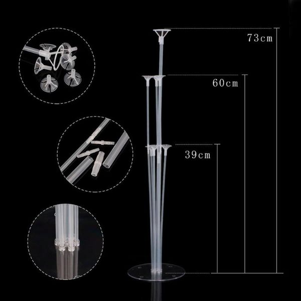

tubes balloons holder column stand balloon stick for wedding party table centerpiece decoration