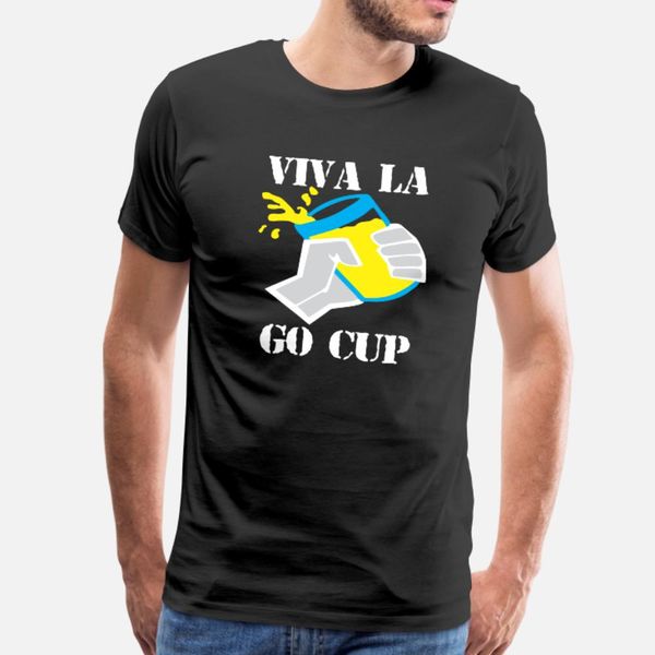 

la go cup t shirt men create short sleeve euro size s-3xl natural interesting fashion summer style outfit shirt