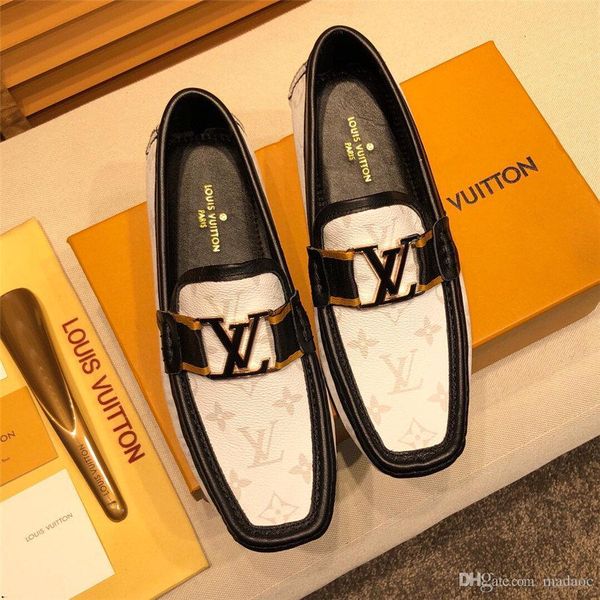 

20ss luxury bling leather shoes rhinestone fashion mens loafer dress shoes men casual diamond shoes gold silver black blue yetc3