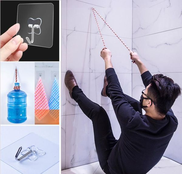 

adhesive accessories transparent load sale waterproof saver wall hanger hanger rack hooks space hooks sucker heavy rack strong flower ogfun