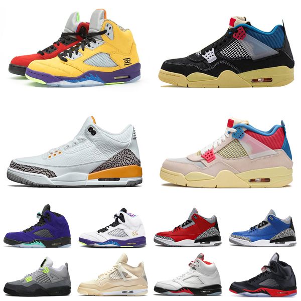 

what the 3 4 5 og jumpman men basketball shoes alternate bel grape union black guava ice sail mens trainers fashion sports sneakers
