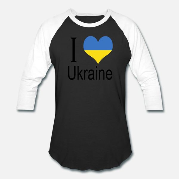 

i love украина сердце страны европы подарков флаг t shirt мужчины печать хлопок s-xxxl уникальный сумасшедший новый стиль весна стандартный