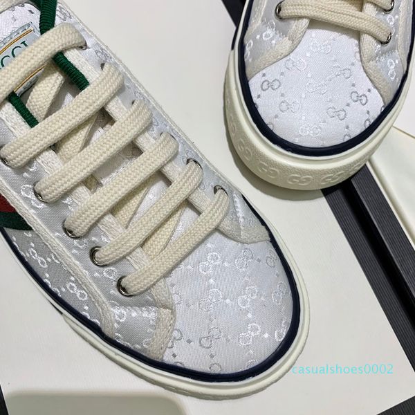 

2020 mens womens designer tennis 1977 sneaker with web green and red in cotton luxury fashion casual trainer designer shoes for men2 c02, Black