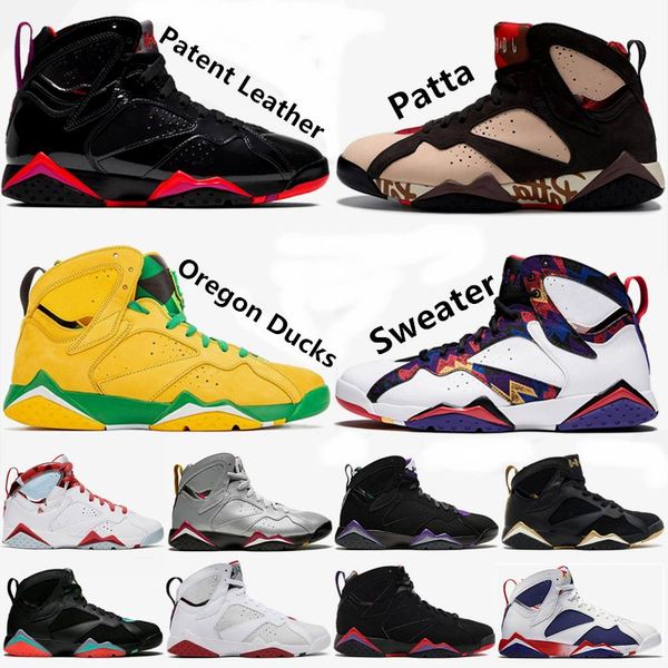 

2020 new 7 patta jumpman basketball shoes 7s pe oregon ducks patent leather z mist sweater reflective mens trainers sports sneakers