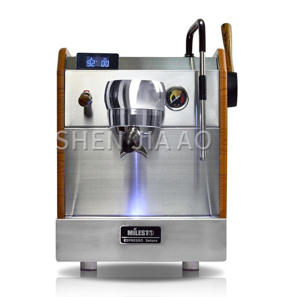 

em-23 new italian semi-automatic coffee maker pump type pressure milk foam espresso machine dual pid control 220v/50-60hz