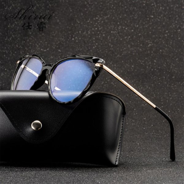 

new trends office anti blue light oversized glasses computer women blue blocking gaming big size men eyeglasses frame pink, White;black