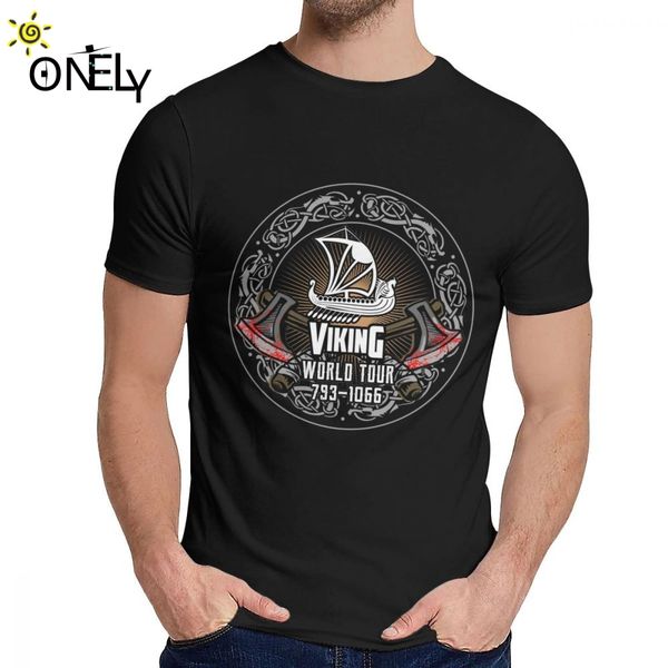 

slim viking world tour 793 - 1066 t-shirt for man new arrival quality classic round neck tee