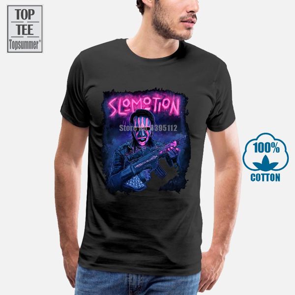

marilyn manson slomotion men's t shirt black all size