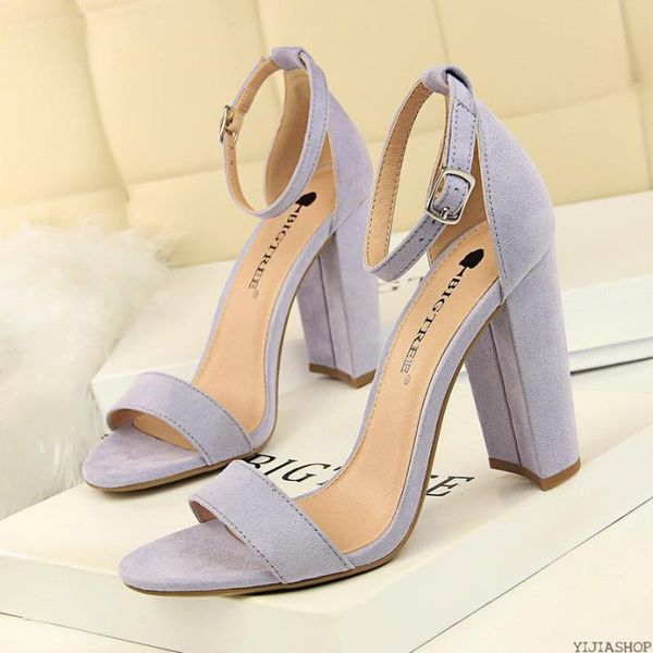 

new shoes ladies sandals ladies shoes suede buckle party sandals classic, Black