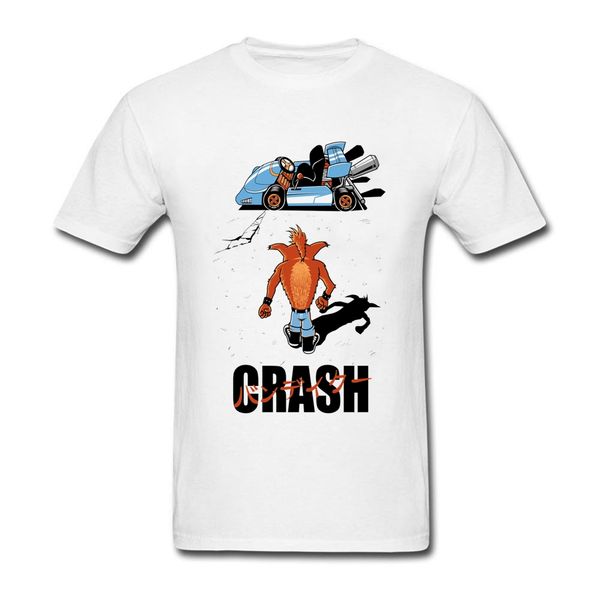 

crash bandicoot akira pricing mens retro tees short sleeve custom tees shirt gentlemen xxl size men's t-shirt for group