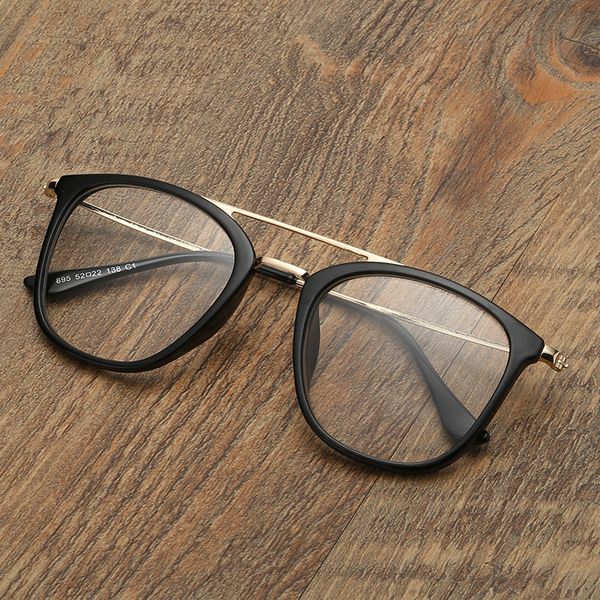

print glasses frame vintage clear leopard optical glasses frames women men accessories square eyeglasses eyewear fml, Black