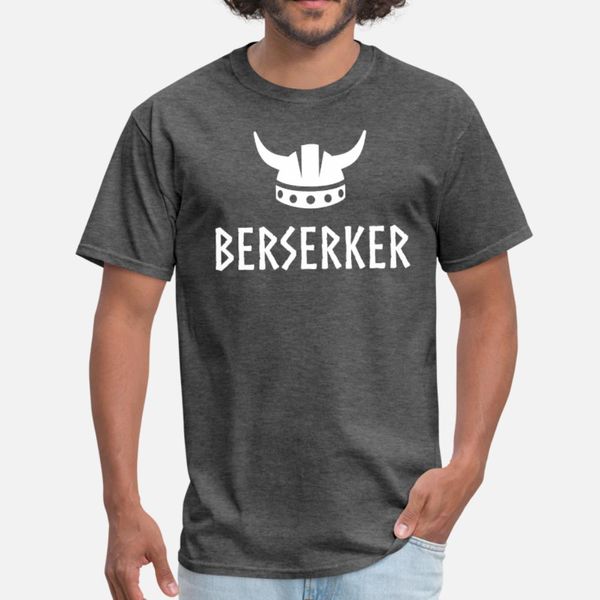 

berserker viking helmet t shirt men customize cotton round collar family crazy new fashion summer letter shirt