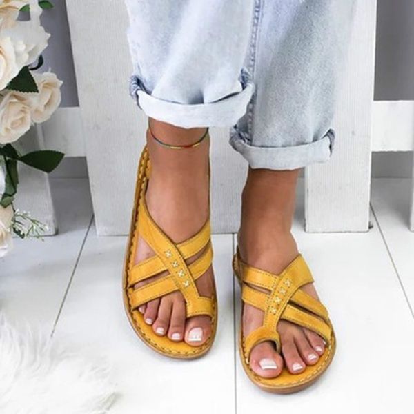 

гладиатор сандалии женщин comfy тапочки 2020 fahion roman wedge sandals низкие каблуки бич обувь casual вьетнамки sandalia feminina, Black